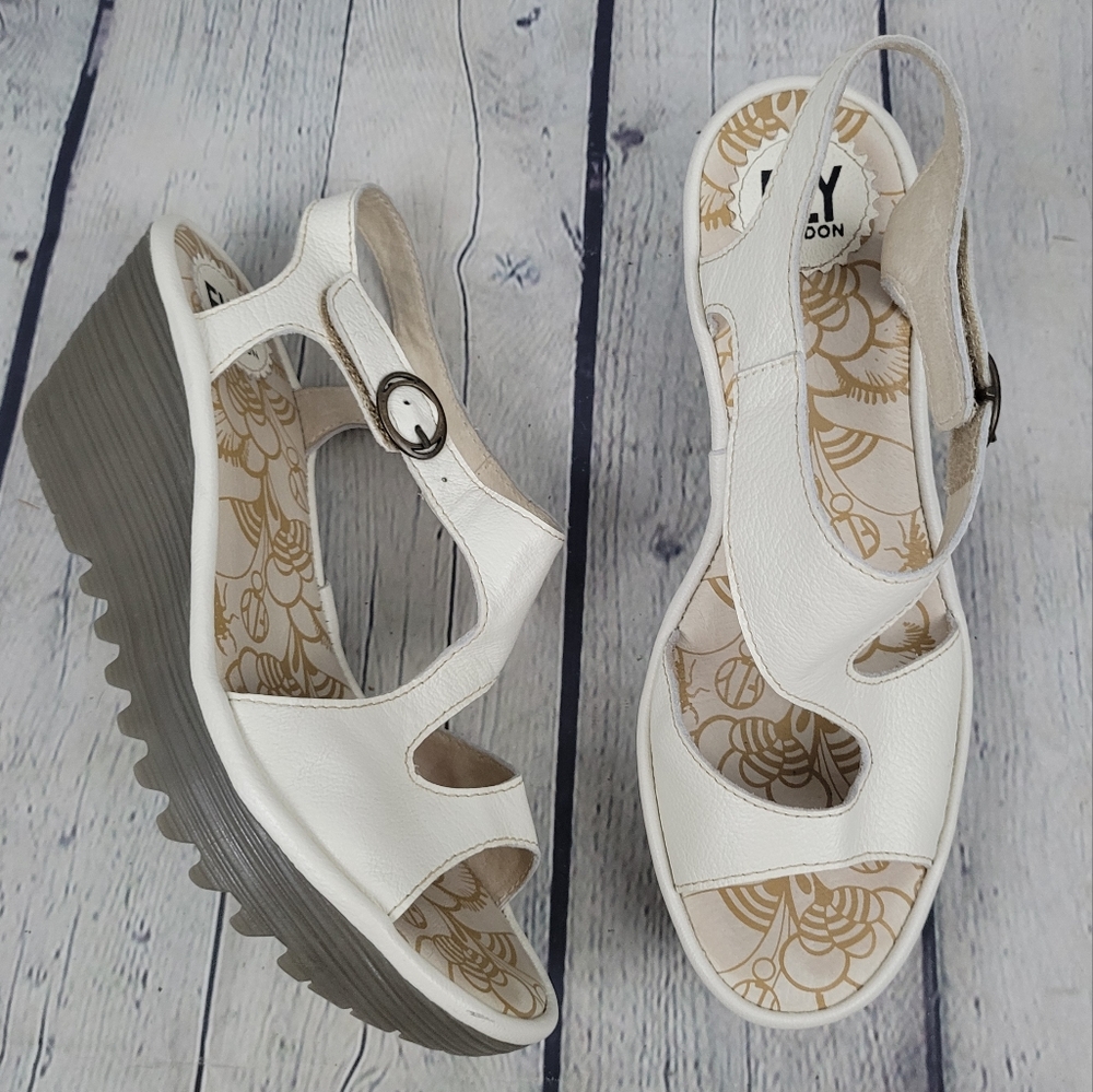 FLY LONDON | Yanca wedge open toe sandals